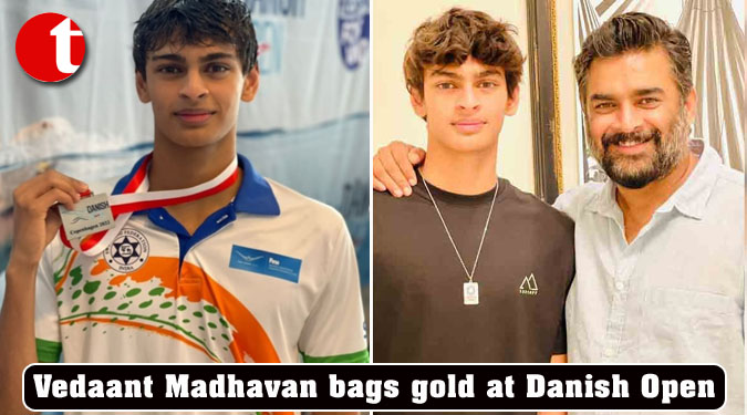 Vedaant Madhavan bags gold at Danish Open