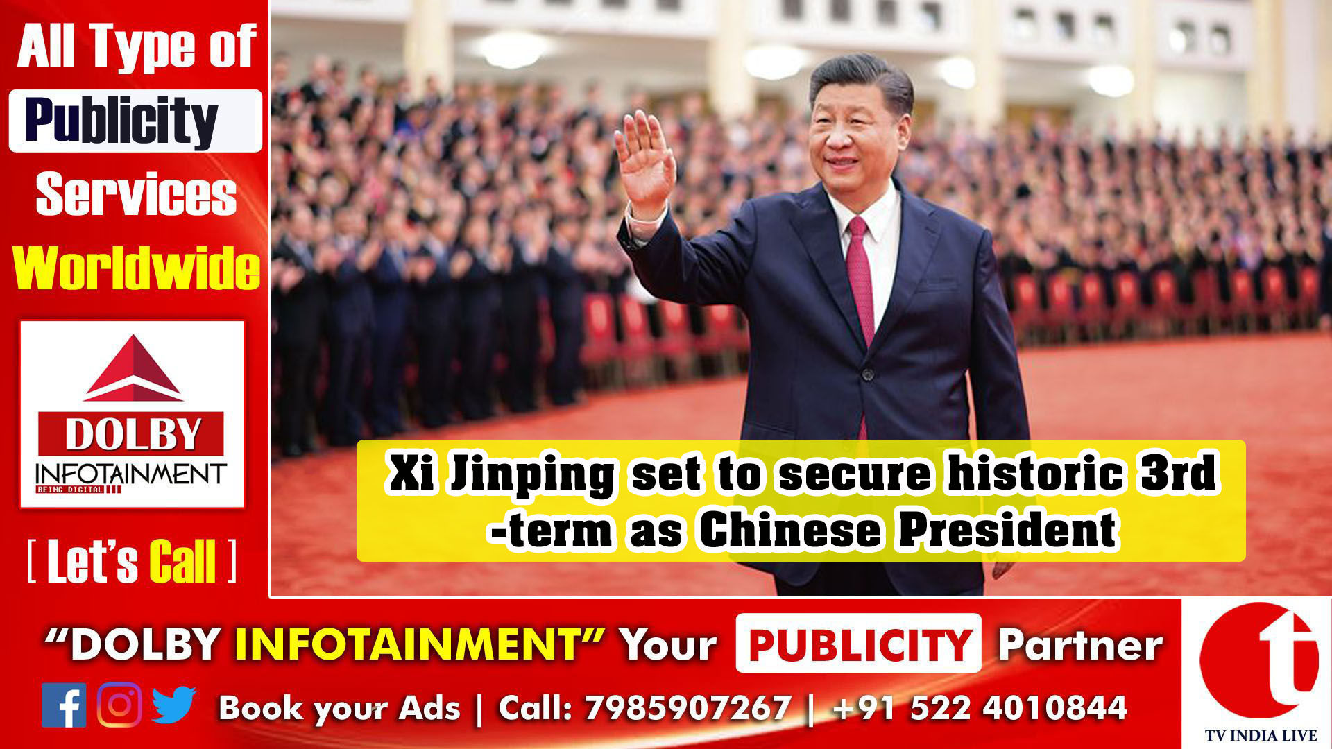 Xi Jinping set to secure historic 3rd-term as Chinese President