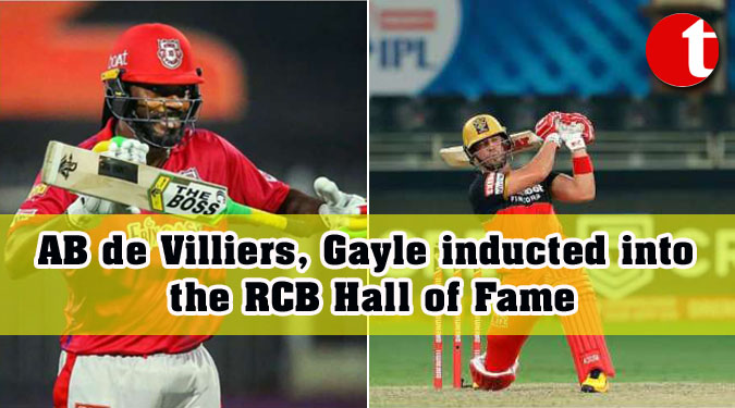 AB de Villiers, Gayle inducted into the RCB Hall of Fame