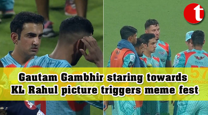 Royal Challenger Bangalore Game: Gambhir staring towards KL Rahul triggers meme fest