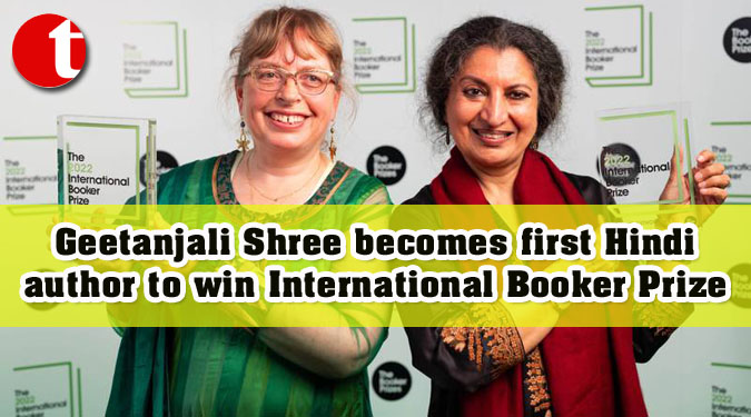 Geetanjali Shree becomes first Hindi author to win International Booker Prize