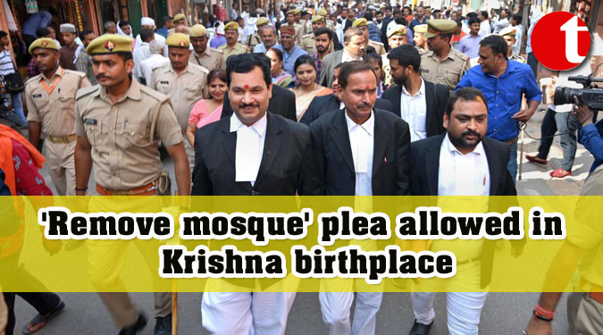 'Remove mosque' plea allowed in Krishna birthplace