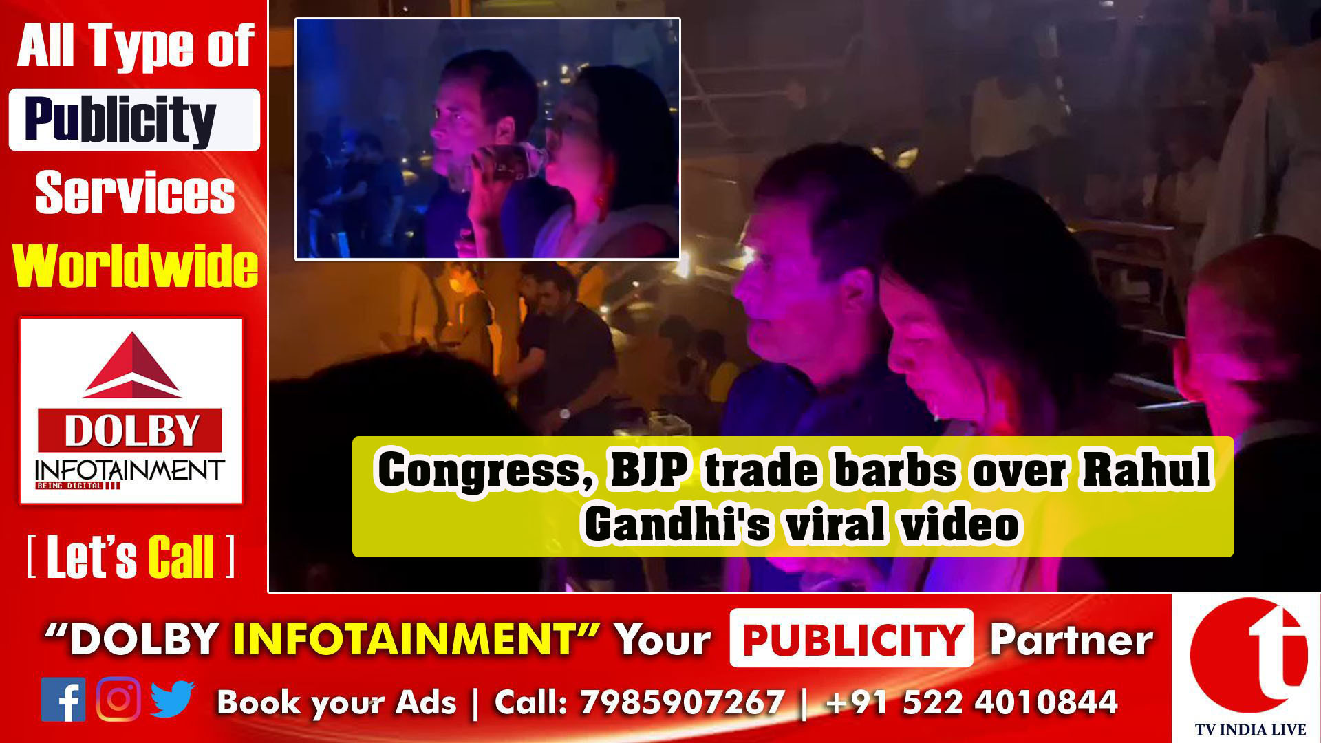 Congress, BJP trade barbs over Rahul Gandhi's viral video