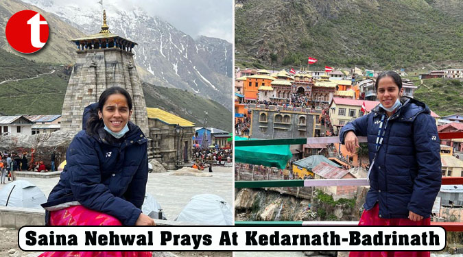 Saina Nehwal Prays At Kedarnath-Badrinath