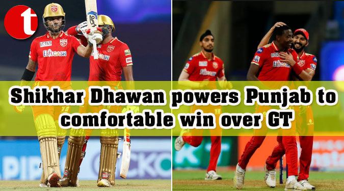 Shikhar Dhawan powers Punjab to comfortable win over GT