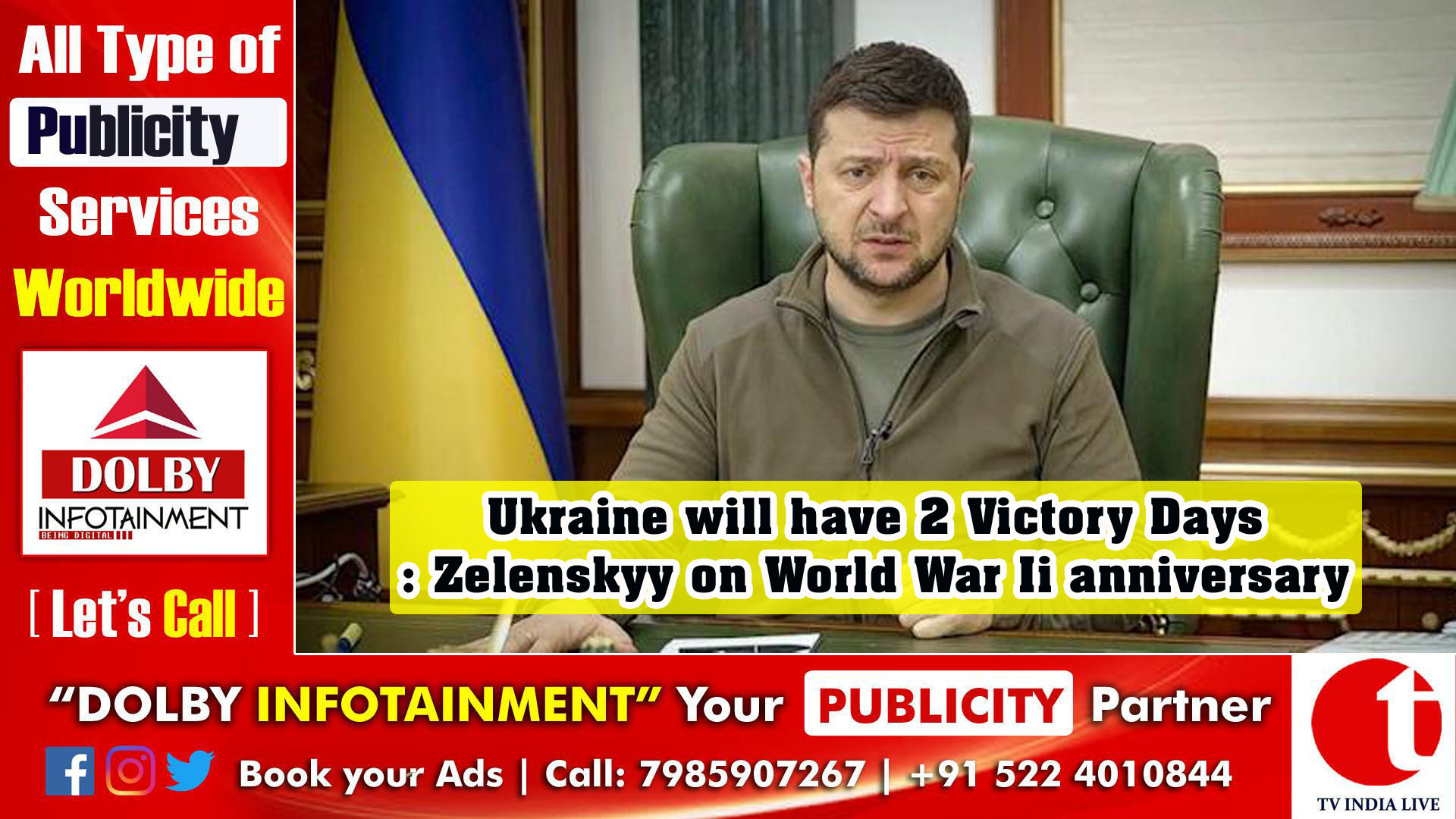 Ukraine will have 2 Victory Days: Zelenskyy on World War II anniversary