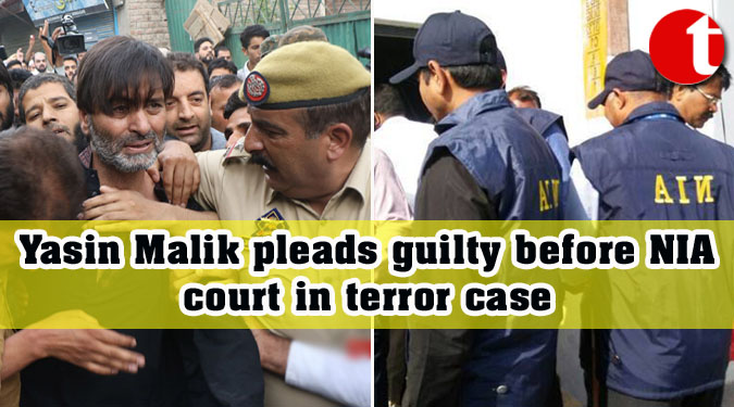 Yasin Malik pleads guilty before NIA court in terror case