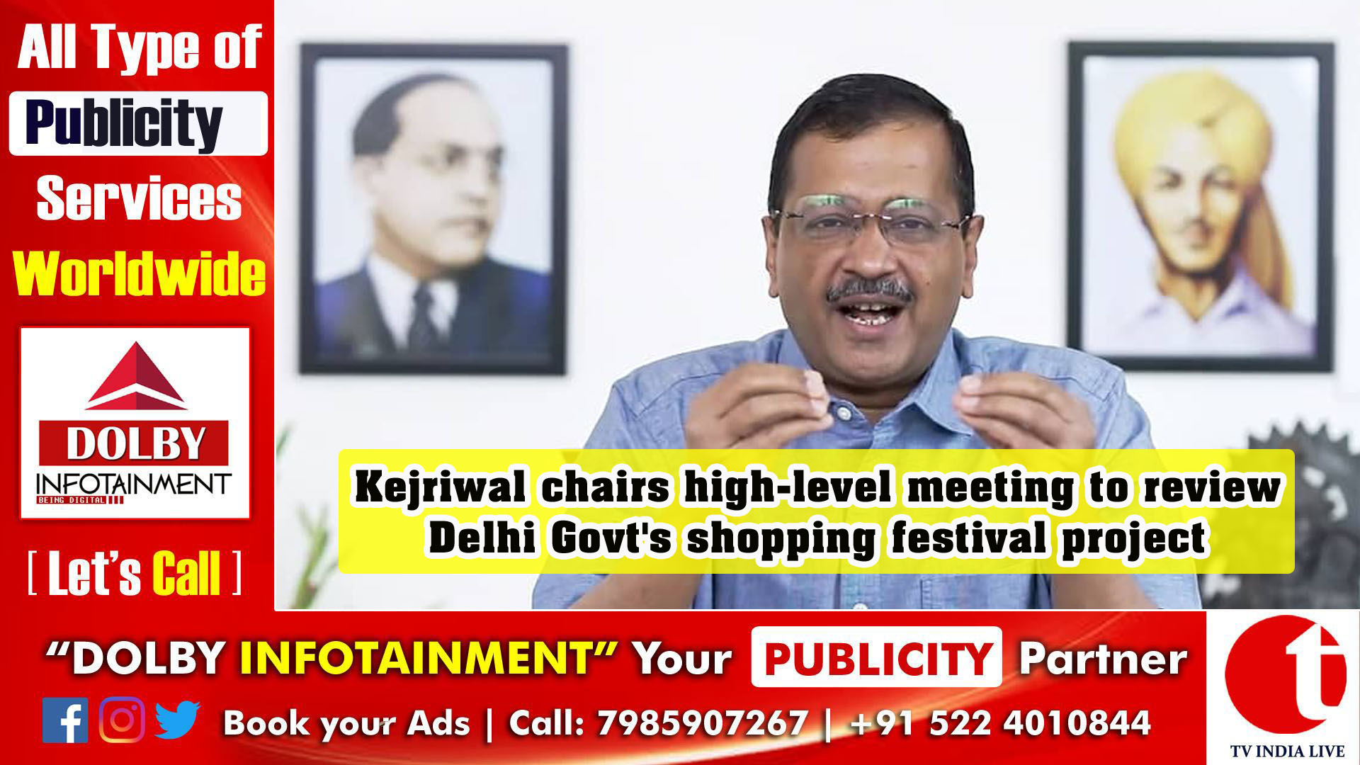 Kejriwal chairs high-level meeting to review Delhi Govt's shopping festival project