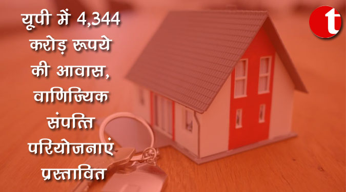 यूपी में 4,344 करोड़ रुपये की आवास, वाणिज्यिक संपत्ति परियोजनाएं प्रस्तावित