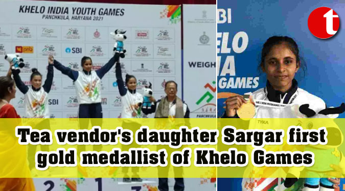 Tea vendor's daughter Sargar first gold medallist of Khelo Games