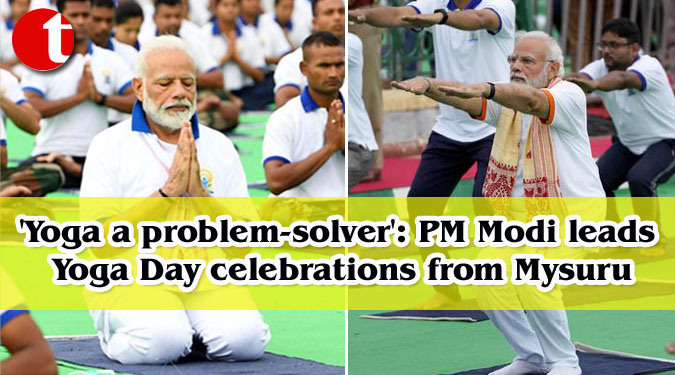 ‘Yoga a problem-solver’: PM Modi leads Yoga Day celebrations from Mysuru