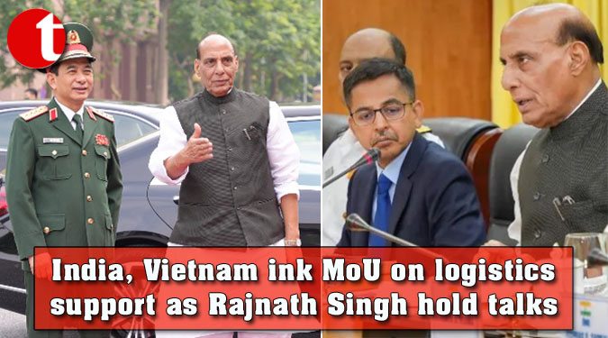 India, Vietnam ink MoU on logistics support as Rajnath Singh hold talks