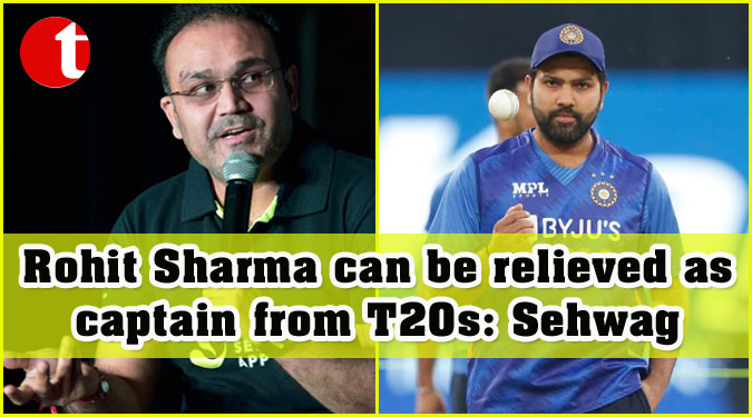 Rohit Sharma can be relieved as captain from T20s: Sehwag