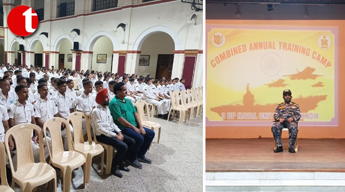 Annual Training Camp of Naval Cadets at La Martiniere College Lucknow Begins