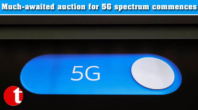 Much-awaited auction for 5G spectrum commences