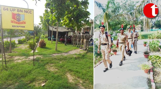 Combined Annual Training NCC CAMP-218 of 64 UP Battalion NCC Lucknow Begins