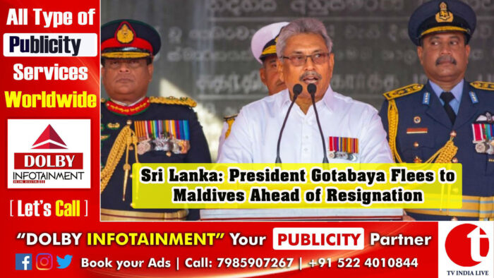 Sri Lanka Crisis: President Gotabaya Flees to Maldives Ahead of Resignation