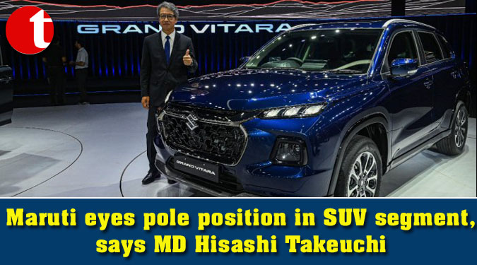 Maruti eyes pole position in SUV segment, says MD Hisashi Takeuchi