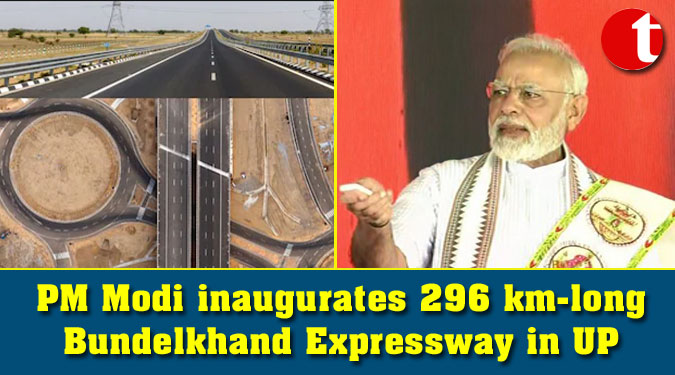 PM Modi inaugurates 296 km-long Bundelkhand Expressway in UP