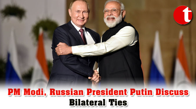 PM Modi, Putin Discuss Bilateral Ties