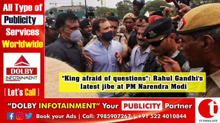 “King afraid of questions”: Rahul Gandhi’s latest jibe at PM Narendra Modi