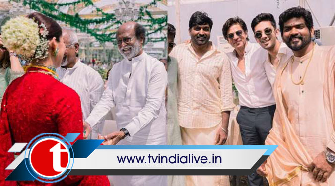 Vignesh Shivan posts pics of Rajini, SRK at his wedding with Nayanthara