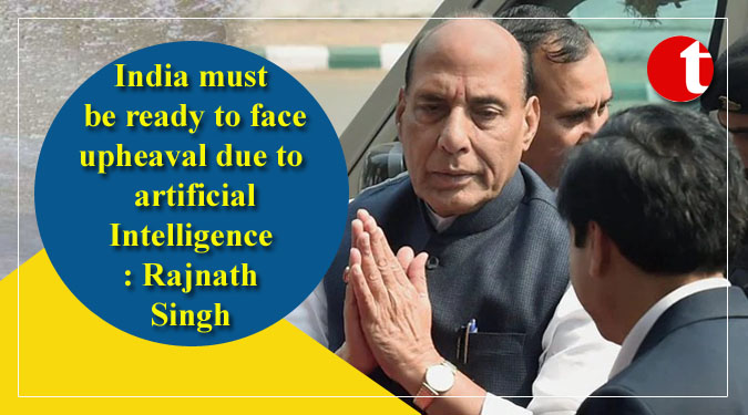 India must be ready to face upheaval due to artificial Intelligence: Rajnath Singh