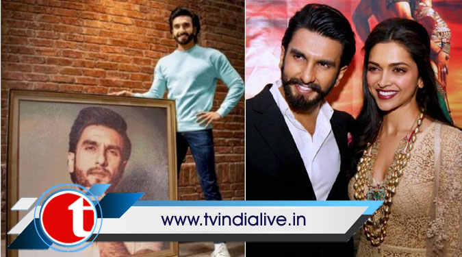 Fan gifts 100,000 crystal-studded portrait to Ranveer Singh on his birthday