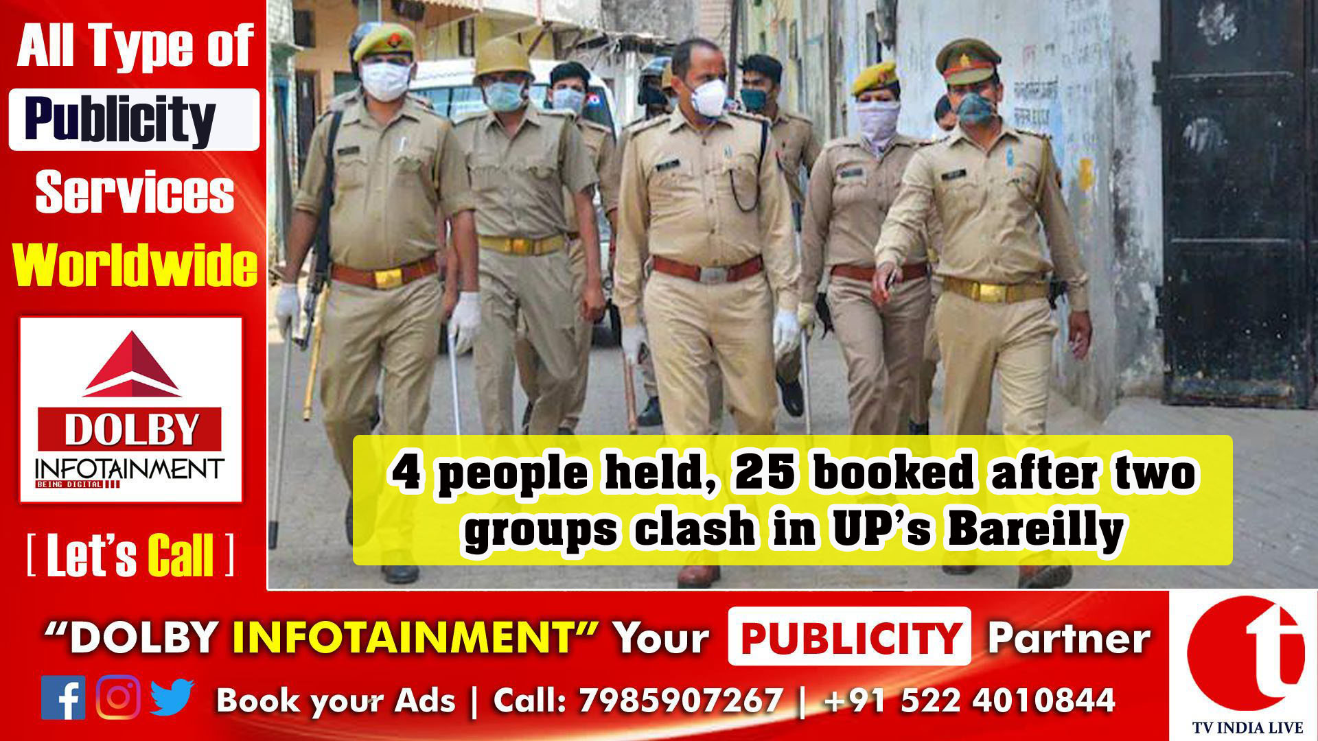 4 people held, 25 booked after two groups clash in UP’s Bareilly