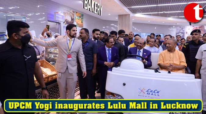UPCM Yogi inaugurates Lulu Mall in Lucknow