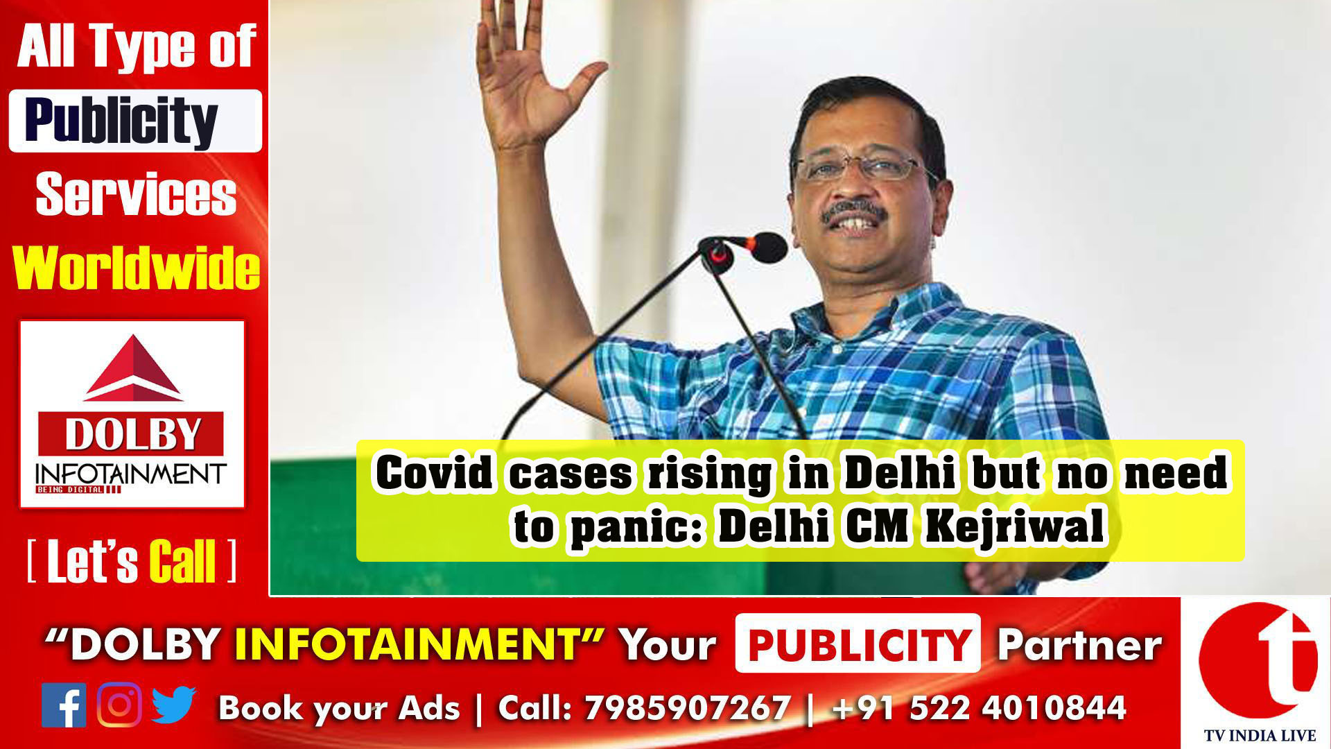 Covid cases rising in Delhi but no need to panic: Delhi CM Kejriwal