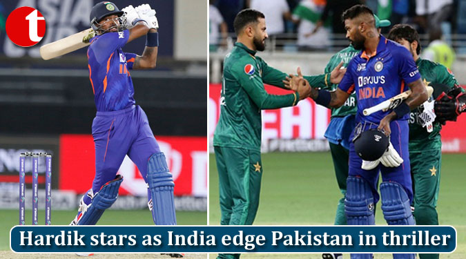 Asia Cup 2022: Hardik stars as India edge Pakistan in thriller