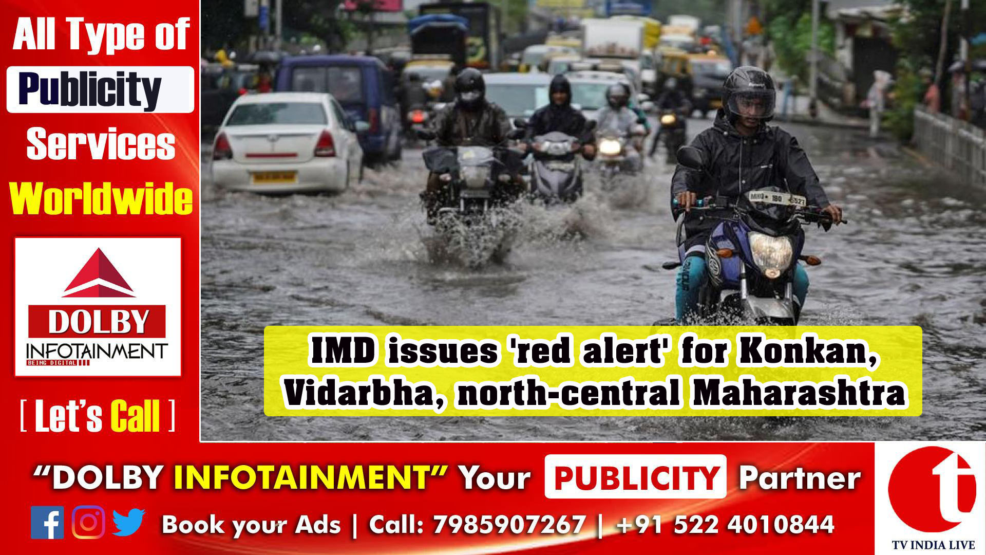 IMD issues 'red alert' for Konkan, Vidarbha, north-central Maharashtra