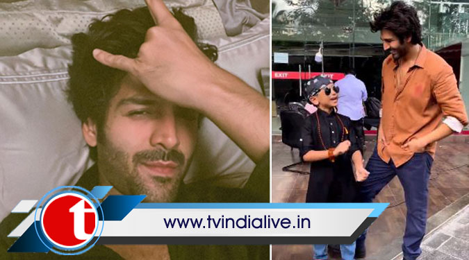 Kartik Aaryan has an adorable fan moment with little 'Rooh Baba'