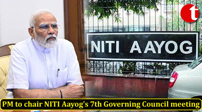 PM to chair NITI Aayog’s 7th Governing Council meeting