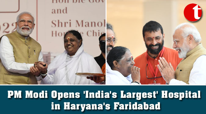 PM Modi Opens ‘India’s Largest’ Hospital in Haryana’s Faridabad