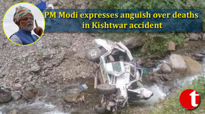 PM Modi expresses anguish over deaths in Kishtwar accident