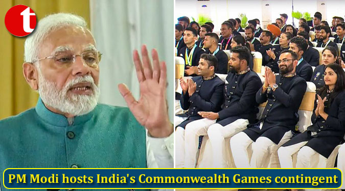 CWG 2022: PM Modi hosts India’s Commonwealth Games contingent