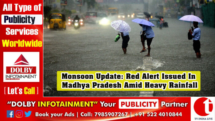 Monsoon Update: Red Alert Issued In Madhya Pradesh Amid Heavy Rainfall