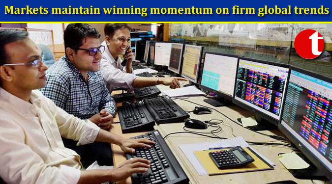 Markets maintain winning momentum on firm global trends