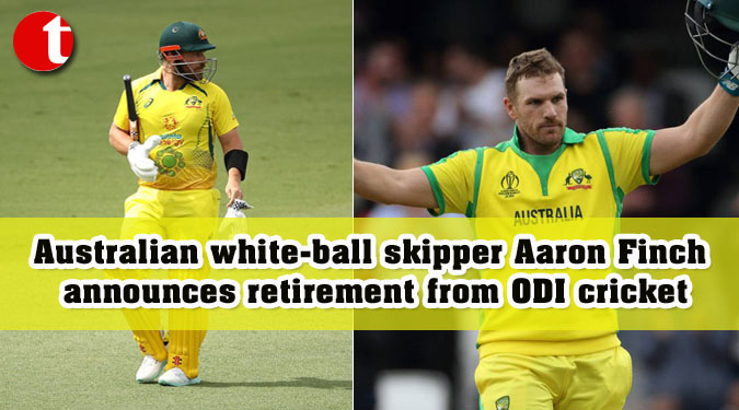Australian white-ball skipper Aaron Finch announces retirement from ODI cricket