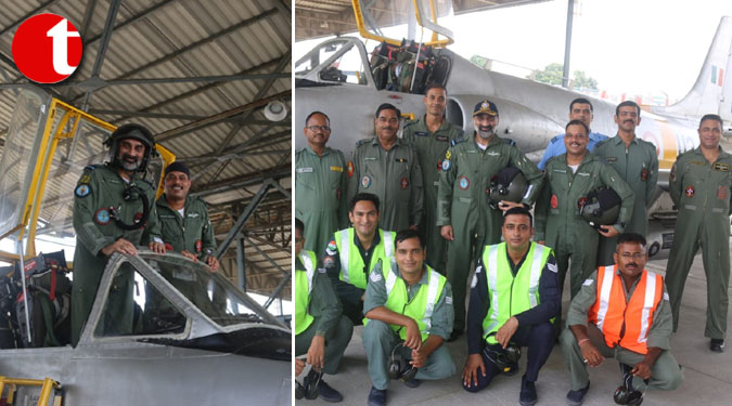 Air Marshal AP Singh Visits Air Force Station Bakshi-Ka-Talab, Lucknow