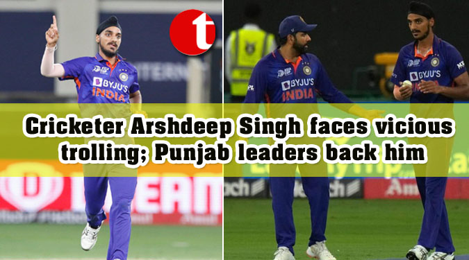 Cricketer Arshdeep Singh faces vicious trolling; Punjab leaders back him