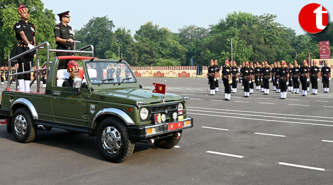 Ceremonial Parade of Senior Cadre Course-01 held at officers training college, AMC Centre & College, Lucknow