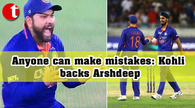 Anyone can make mistakes: Kohli backs Arshdeep