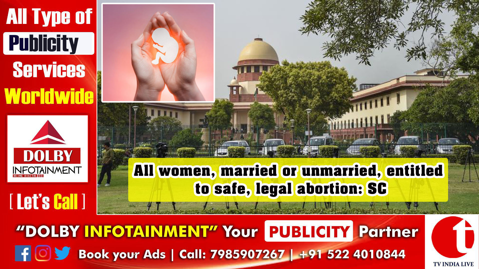 All women, married or unmarried, entitled to safe, legal abortion: SC