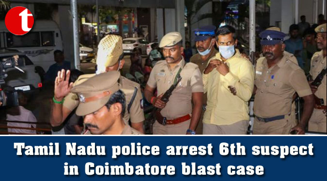 Tamil Nadu police arrest 6th suspect in Coimbatore blast case