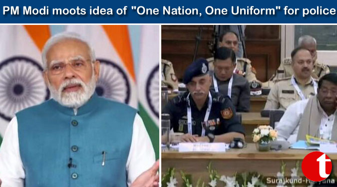 PM Modi moots idea of "One Nation, One Uniform" for police