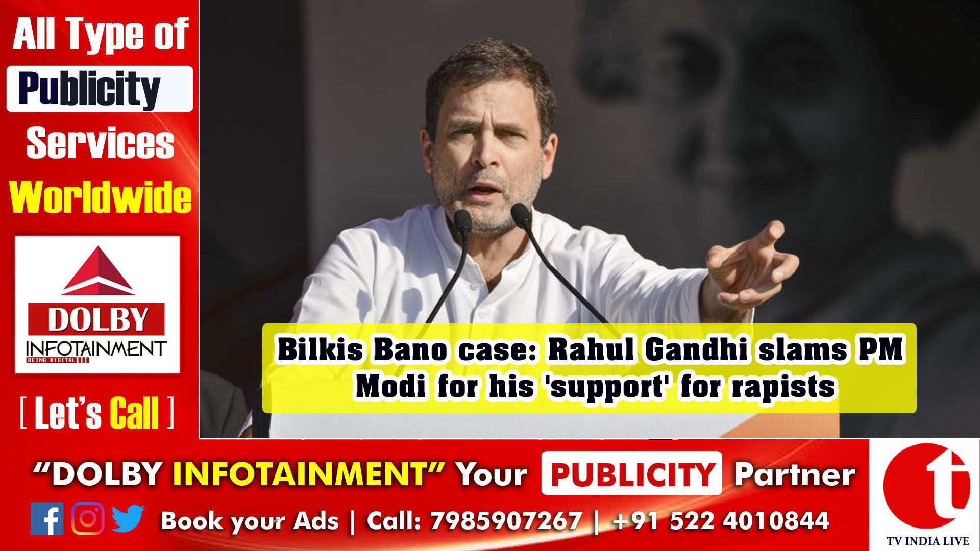 Bilkis Bano case: Rahul Gandhi slams PM Modi for his 'support' for rapists