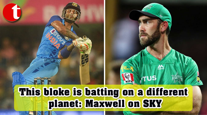 This bloke is batting on a different planet: Maxwell on SKY